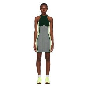 IVY PARK x ADIDAS • Knit Logo Dress in Dark Green